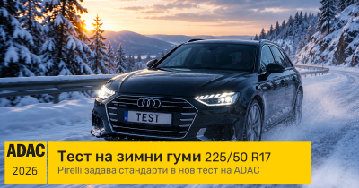 ADAC тест на зимни гуми 225/50 R17 за 2026: Кои са най-добрите?
